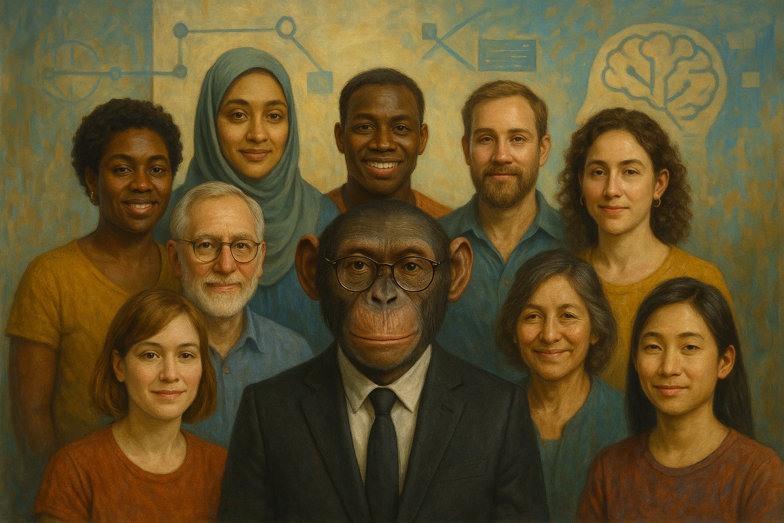 Mr. Pro Bonobo and community group photo
