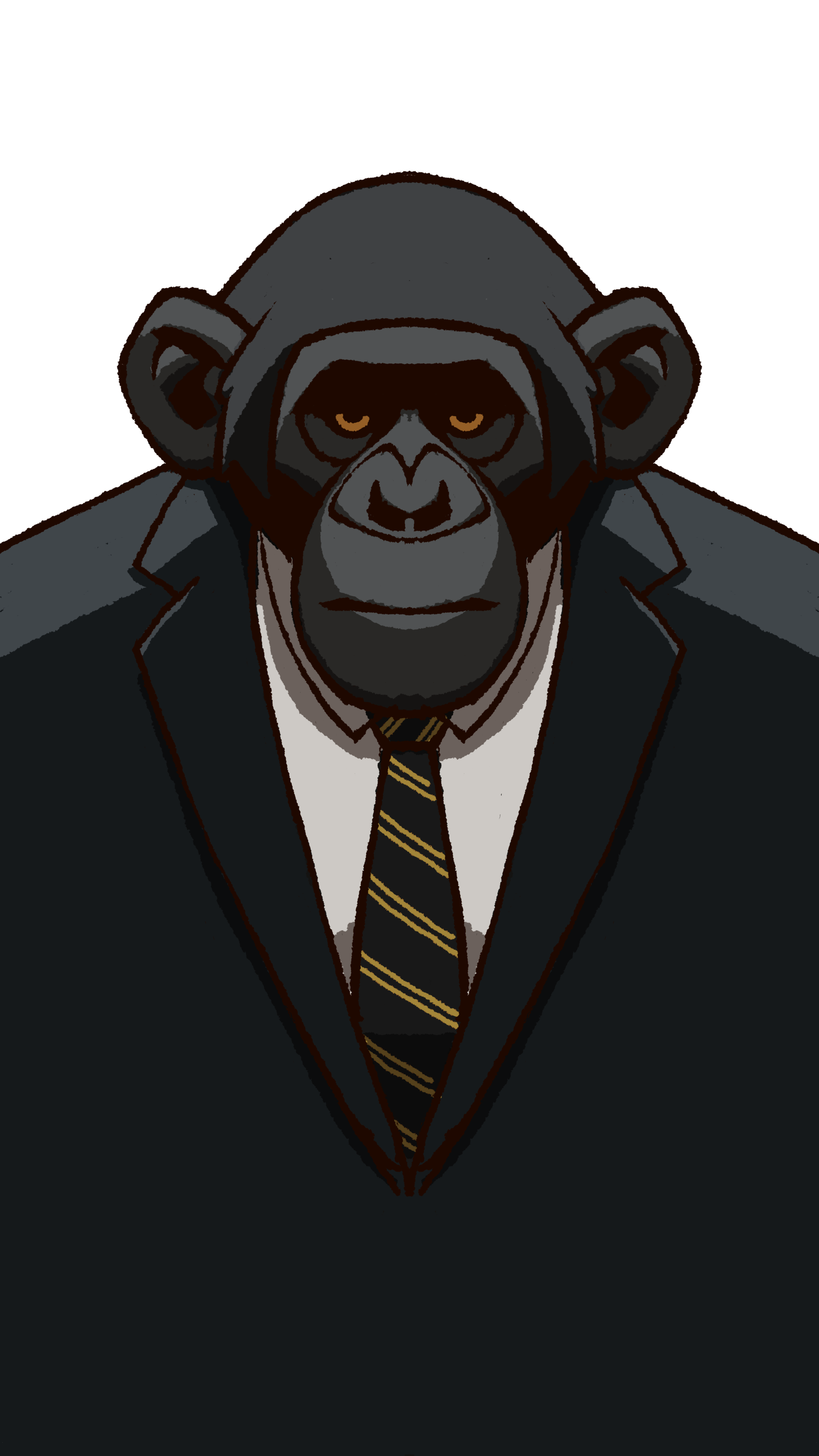Mr. Pro Bonobo's face